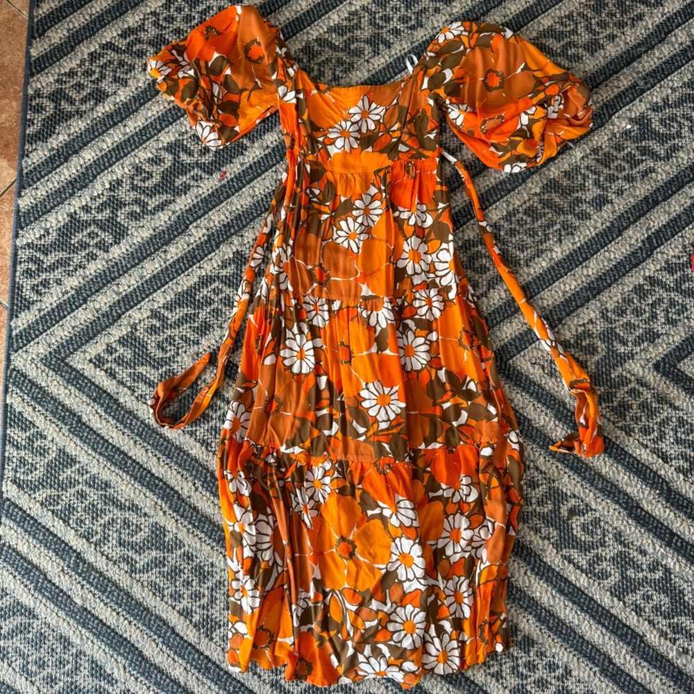 Faithful the Brand Floral maxi dress sz S